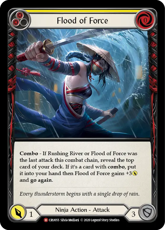 Flood of Force — Crucible of War — Rainbow Foil