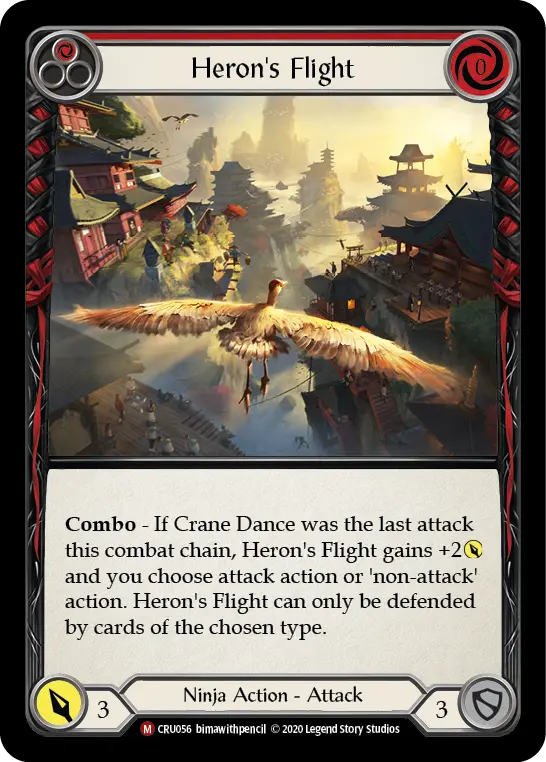 Heron's Flight — Crucible of War — Rainbow Foil