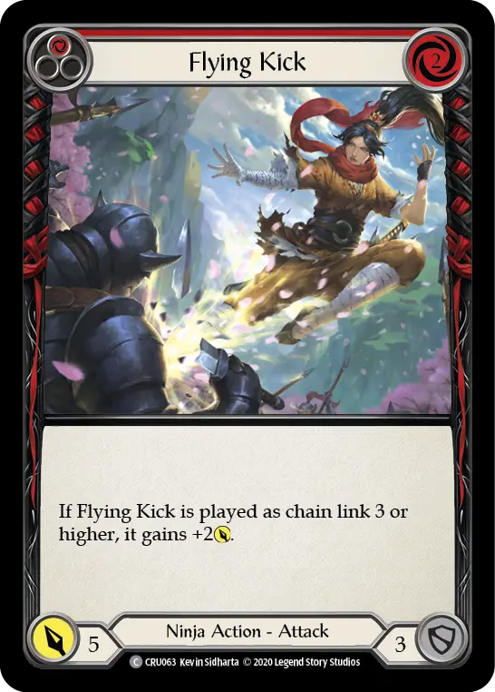 Flying Kick — Crucible of War — Rainbow Foil