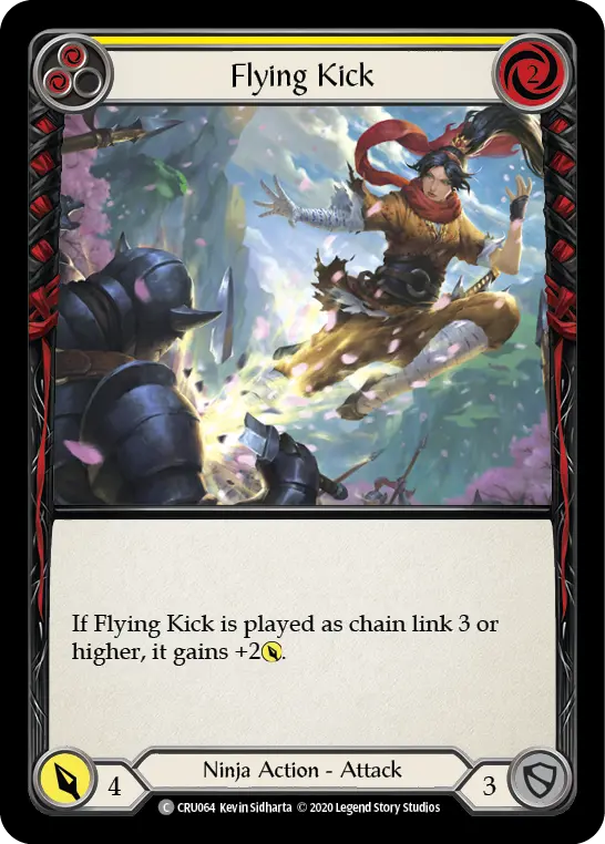 Flying Kick — Crucible of War — Rainbow Foil