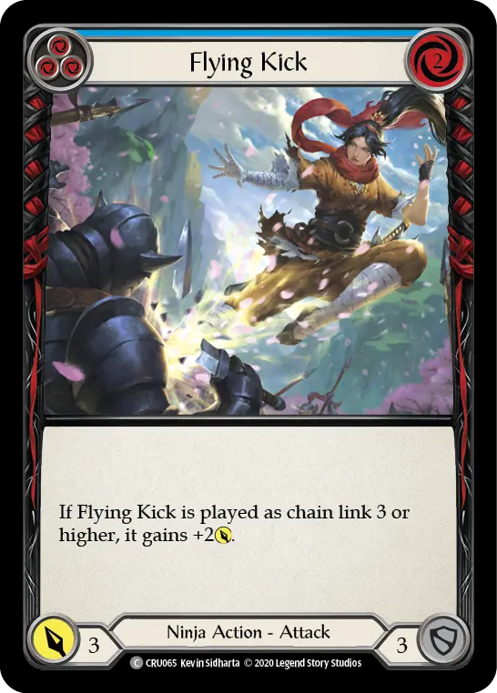 Flying Kick — Crucible of War — Rainbow Foil