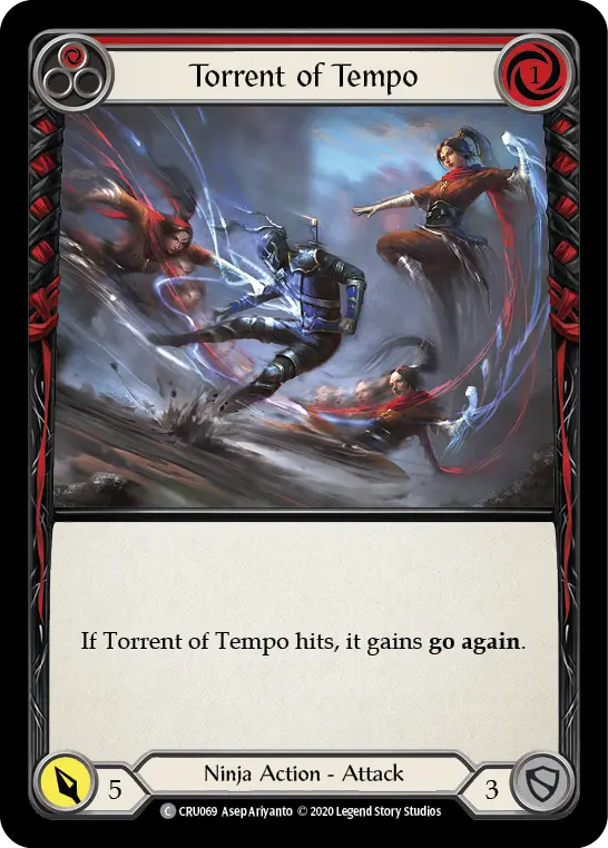 Torrent of Tempo — Crucible of War — Rainbow Foil