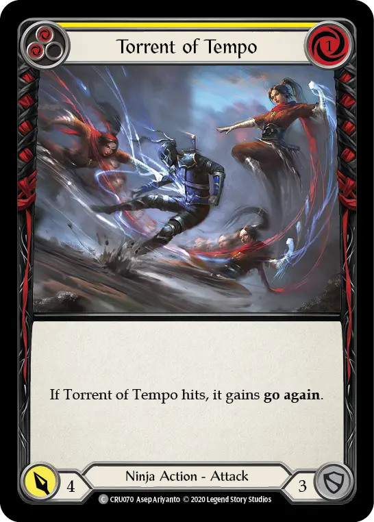 Torrent of Tempo — Crucible of War — Rainbow Foil