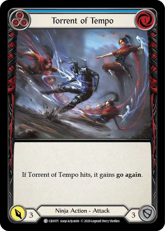 Torrent of Tempo — Crucible of War — Rainbow Foil