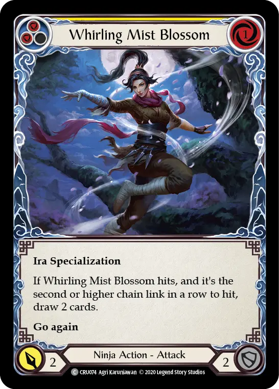Whirling Mist Blossom — Crucible of War — Rainbow Foil