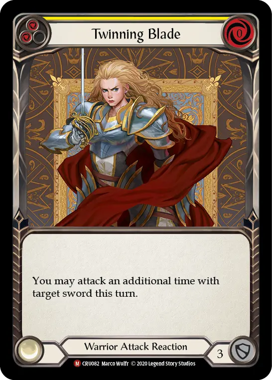 Twinning Blade — Crucible of War — Rainbow Foil (CRU082-RF)