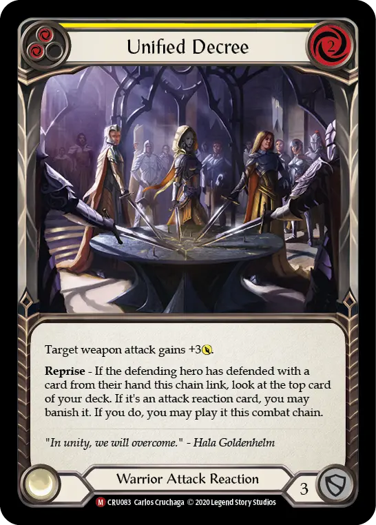Unified Decree — Crucible of War — Rainbow Foil