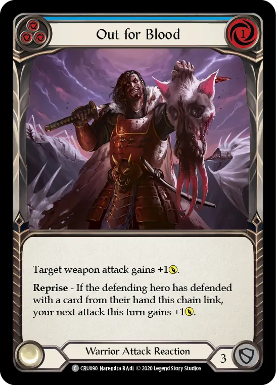 Out for Blood — Crucible of War — Rainbow Foil