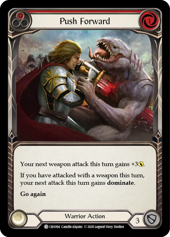 Push Forward — Crucible of War — Rainbow Foil