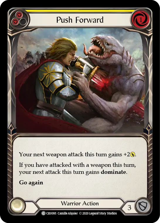 Push Forward — Crucible of War — Rainbow Foil