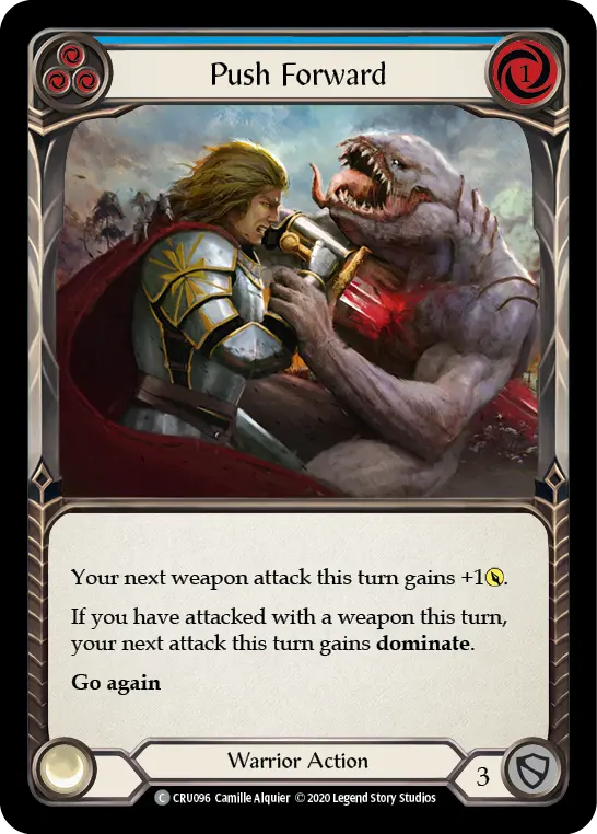 Push Forward — Crucible of War — Rainbow Foil