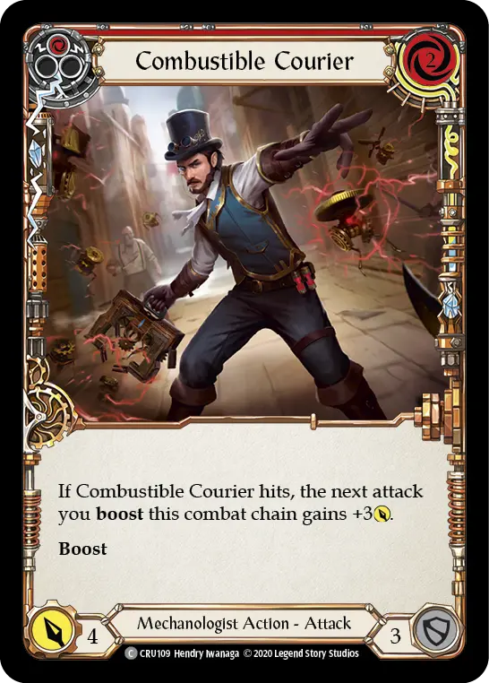 Combustible Courier — Crucible of War — Rainbow Foil