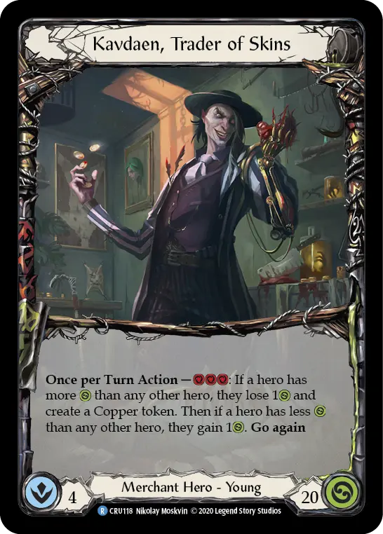 Kavdaen, Trader of Skins — Crucible of War — Extended Art — Rainbow Foil