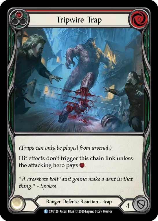 Tripwire Trap — Crucible of War — Rainbow Foil