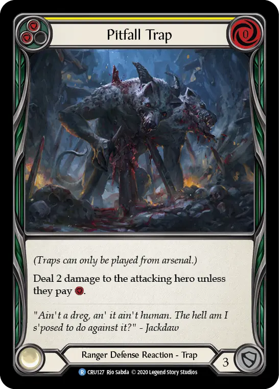 Pitfall Trap — Crucible of War — Rainbow Foil