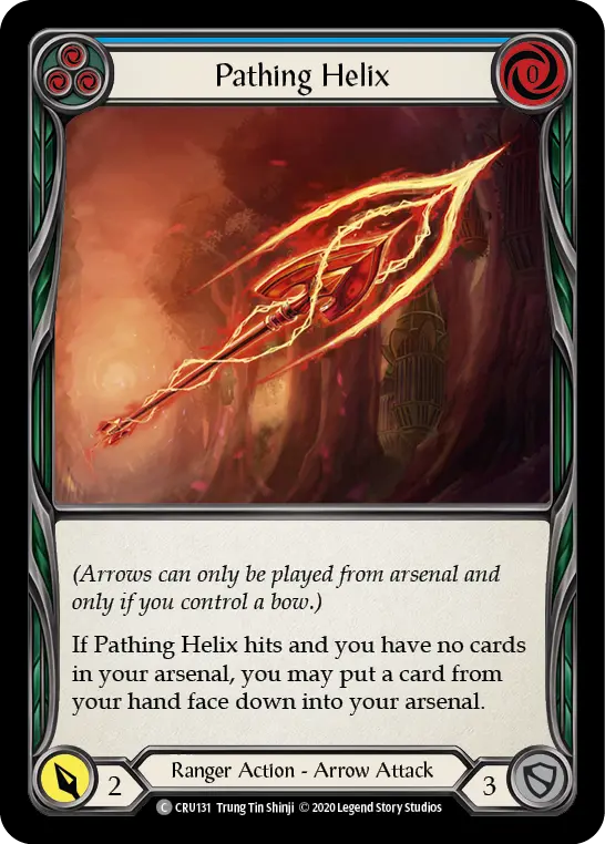 Pathing Helix — Crucible of War — Rainbow Foil