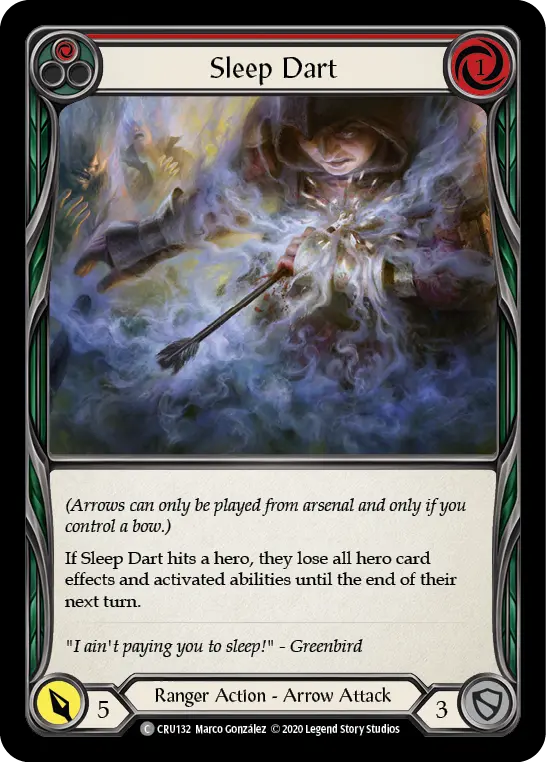 Sleep Dart — Crucible of War — Rainbow Foil