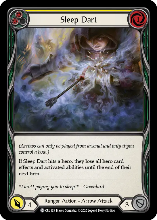 Sleep Dart — Crucible of War — Rainbow Foil