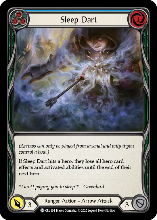 Sleep Dart — Crucible of War — Rainbow Foil