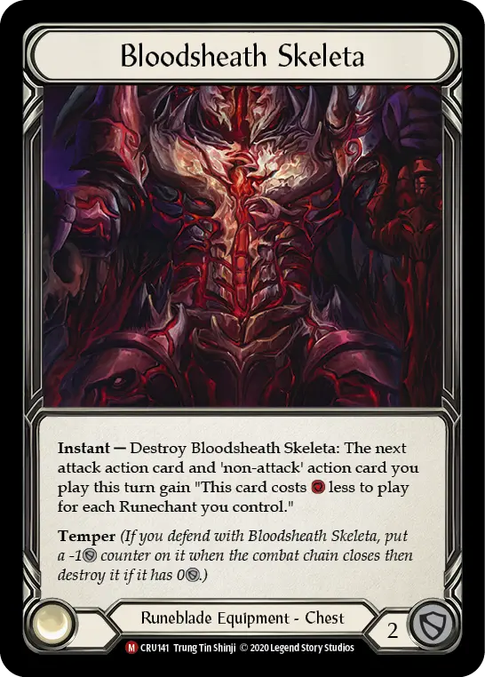 Bloodsheath Skeleta — Crucible of War — Cold Foil