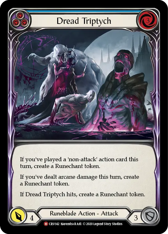 Dread Triptych — Crucible of War — Rainbow Foil