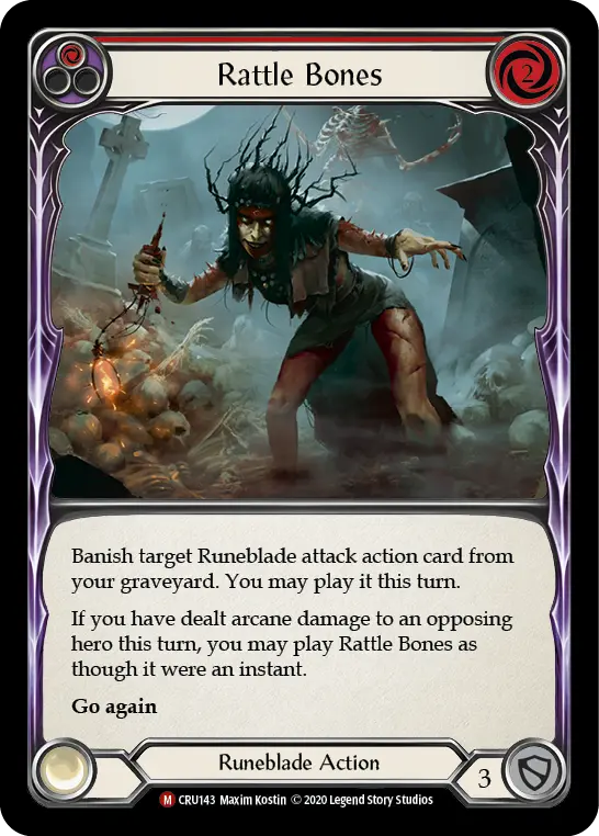 Rattle Bones — Crucible of War — Rainbow Foil