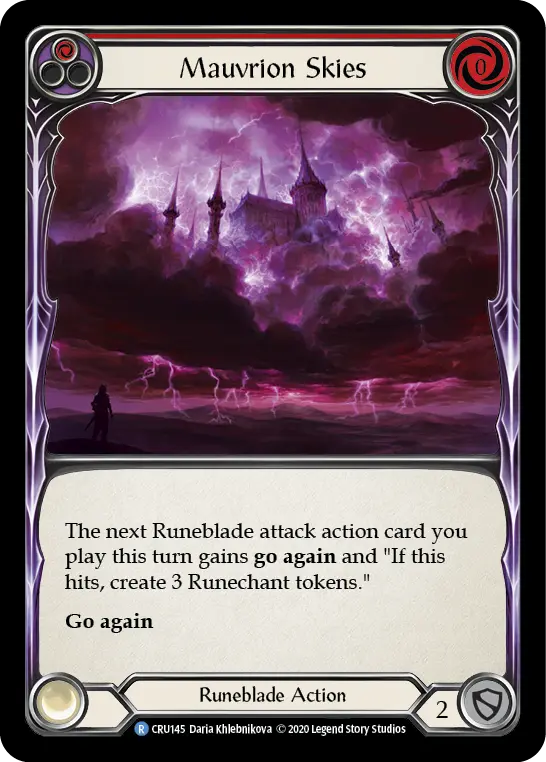 Mauvrion Skies — Crucible of War — Rainbow Foil