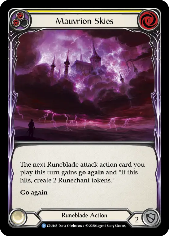 Mauvrion Skies — Crucible of War — Rainbow Foil