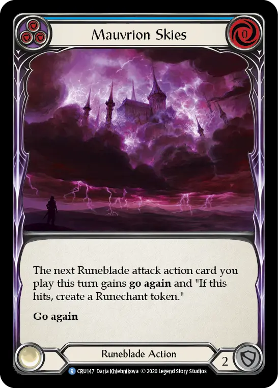 Mauvrion Skies — Crucible of War — Rainbow Foil