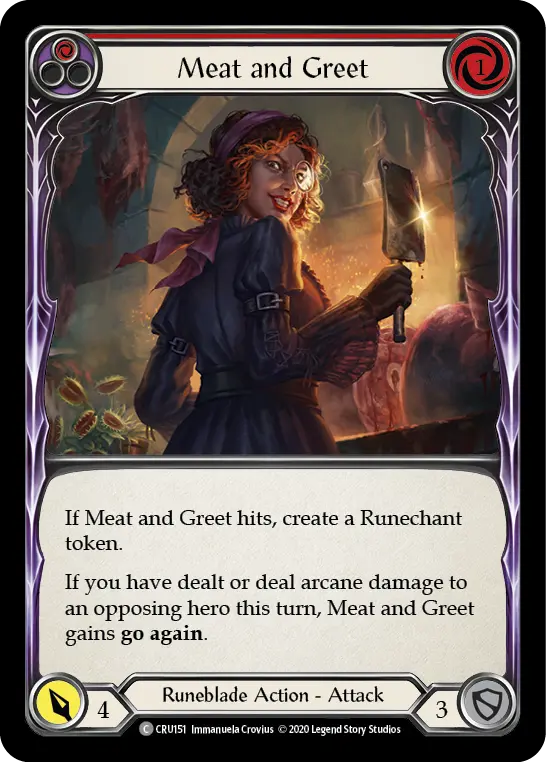 Meat and Greet — Crucible of War — Rainbow Foil