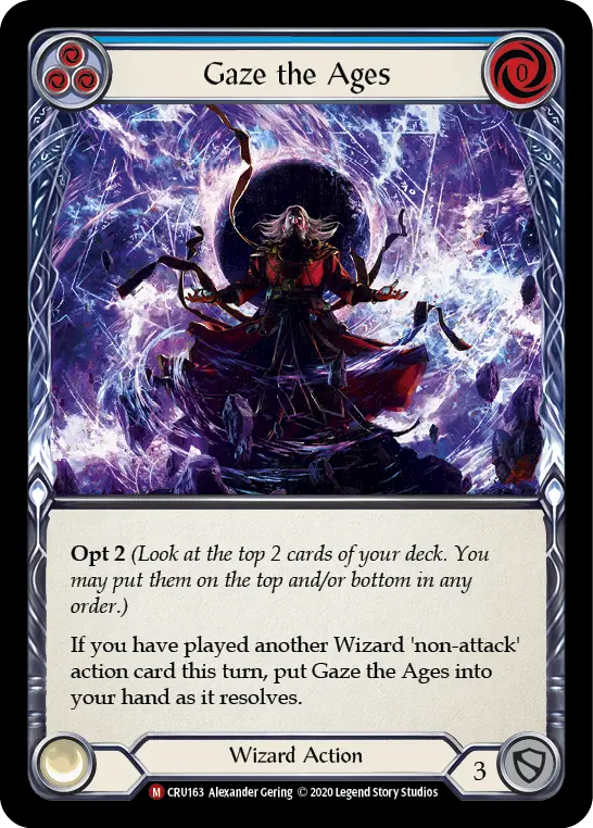 Gaze the Ages — Crucible of War — Rainbow Foil