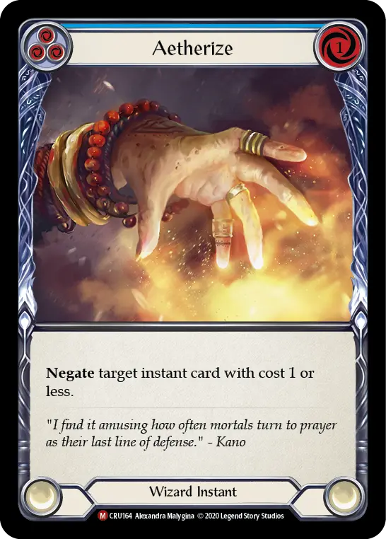 Aetherize — Crucible of War — Rainbow Foil
