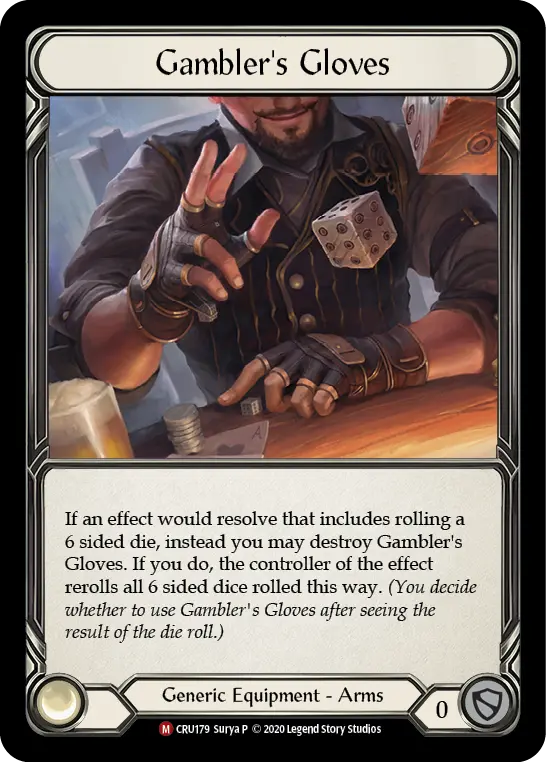Gambler's Gloves — Crucible of War — Cold Foil