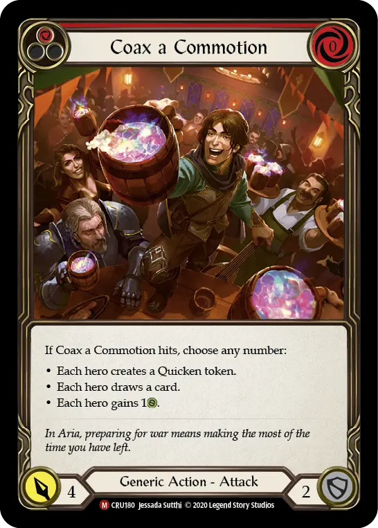 Coax a Commotion — Crucible of War — Rainbow Foil