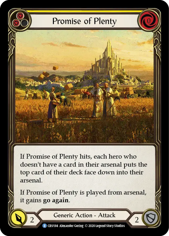 Promise of Plenty — Crucible of War — Rainbow Foil
