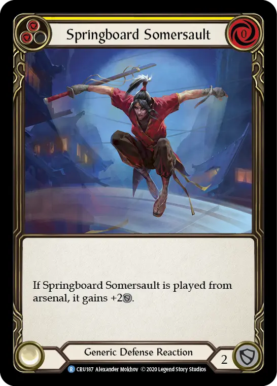 Springboard Somersault — Crucible of War — Rainbow Foil