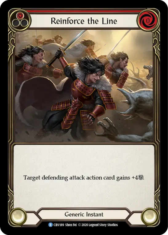 Reinforce the Line — Crucible of War — Rainbow Foil