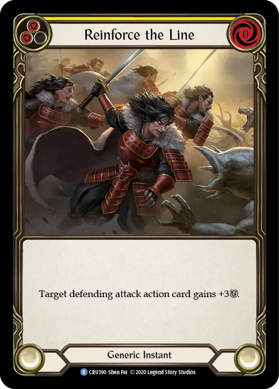 Reinforce the Line — Crucible of War — Rainbow Foil