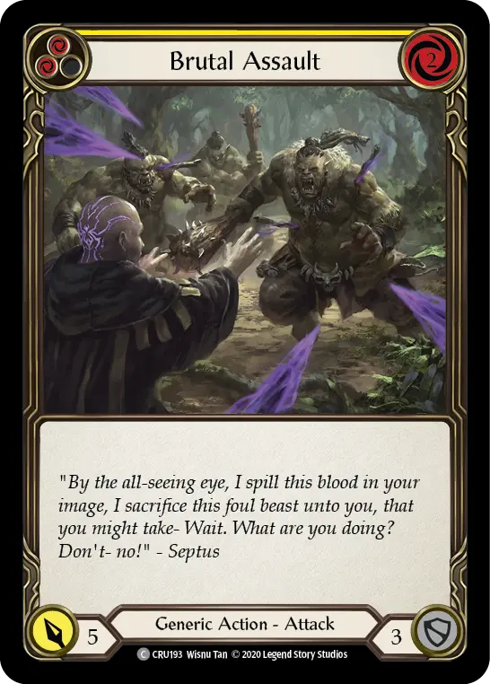 Brutal Assault — Crucible of War — Rainbow Foil