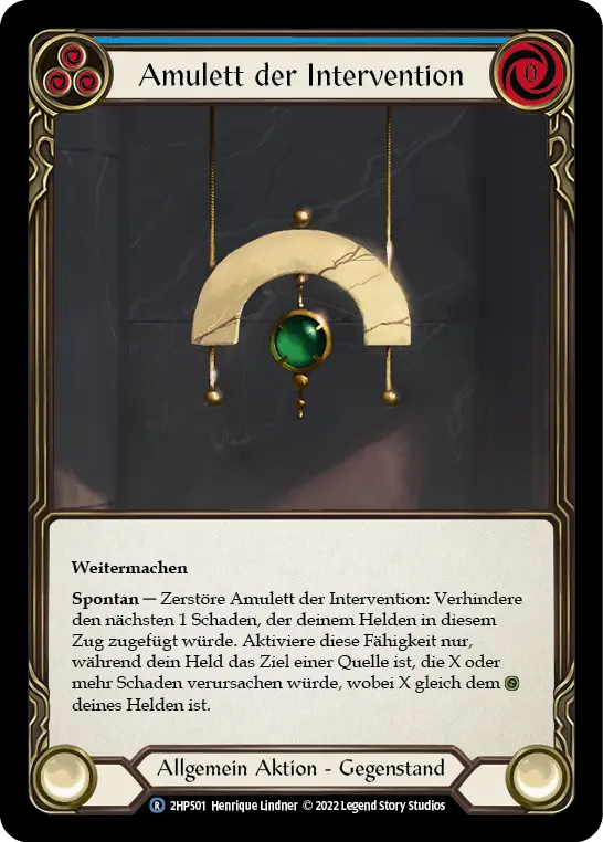 Amulet of Intervention — 2HP