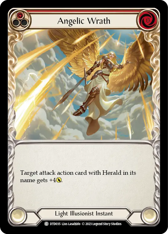 Angelic Wrath — Rainbow Foil