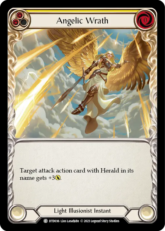 Angelic Wrath — Rainbow Foil