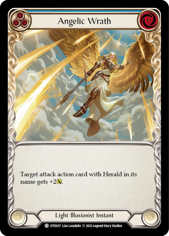 Angelic Wrath — Rainbow Foil
