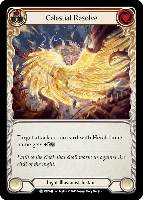 Celestial Resolve — Rainbow Foil