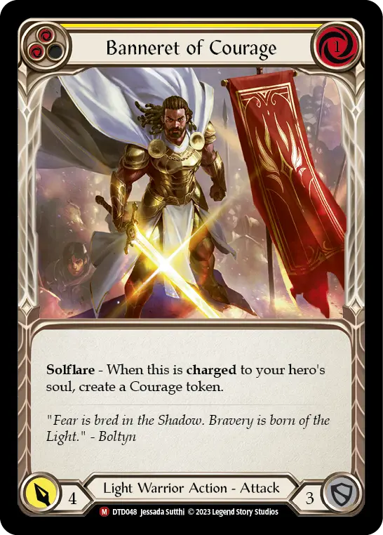 Banneret of Courage — Rainbow Foil