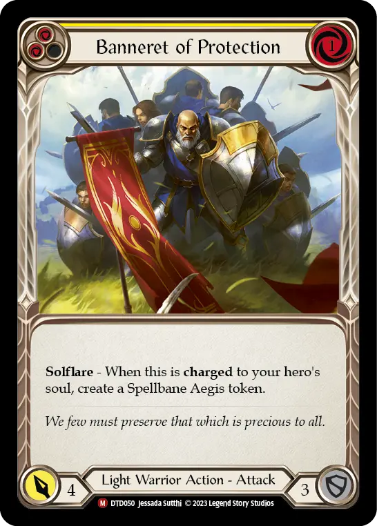 Banneret of Protection — Rainbow Foil