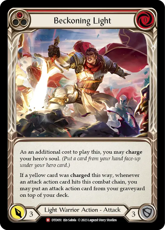 Beckoning Light — Rainbow Foil