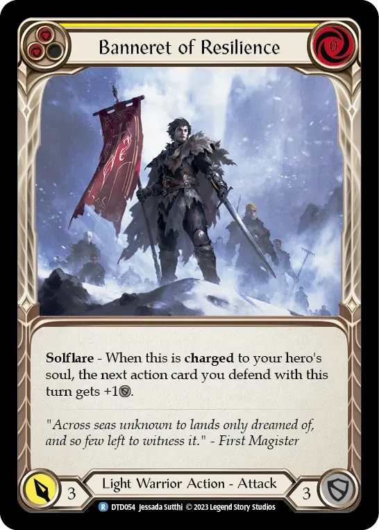 Banneret of Resilience — Rainbow Foil