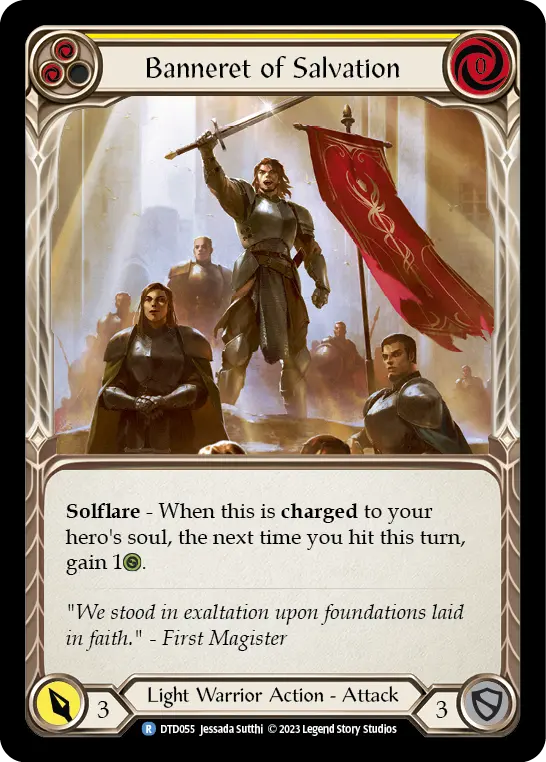 Banneret of Salvation — Rainbow Foil
