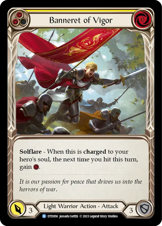 Banneret of Vigor — Rainbow Foil